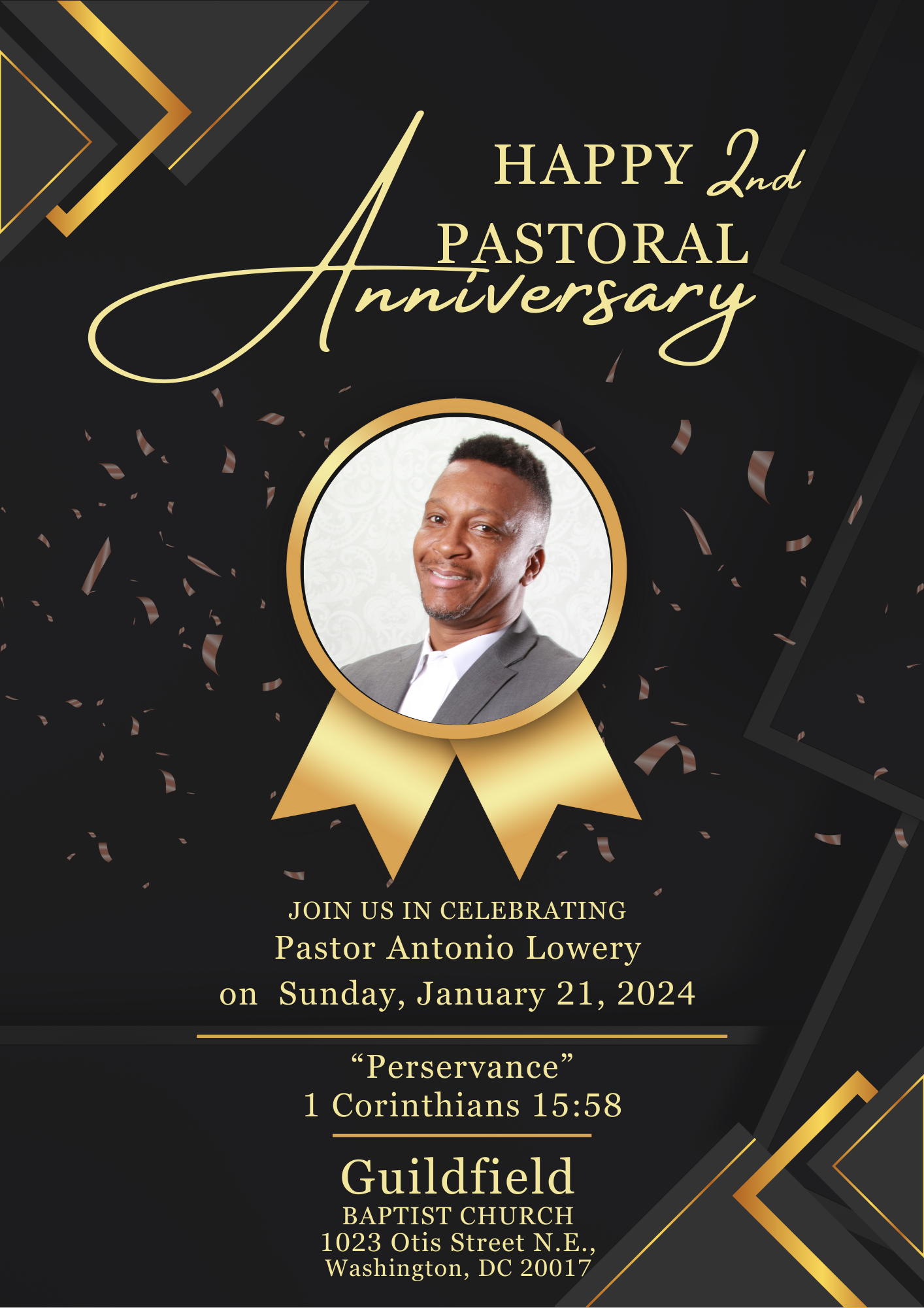 Pastoral Anniversary Celebration – Guildfield Baptist Church